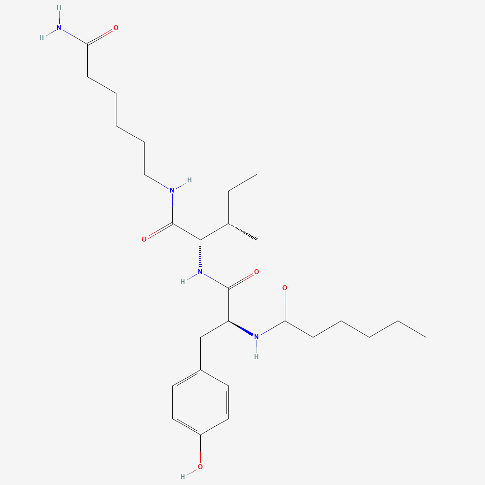 PubChem 2D molecular structure for Dihexa, CID 129010512