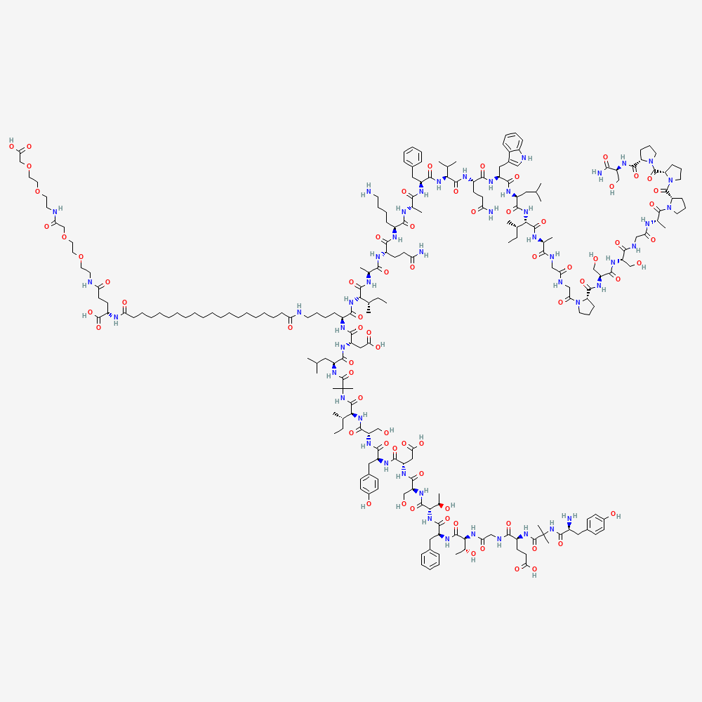PubChem 2D molecular structure for Tirzepatide, CID 156588324