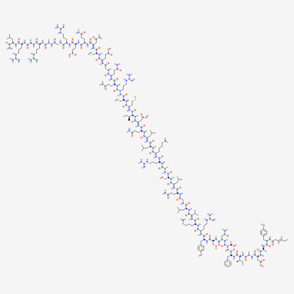 PubChem 2D molecular structure for Tesamorelin, CID 16137828