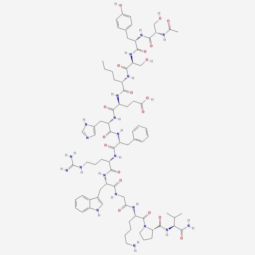 PubChem 2D molecular structure for Melanotan-1, CID 16197727