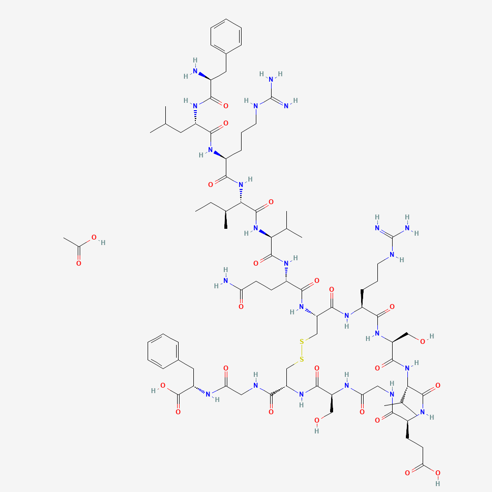 PubChem 2D molecular structure for hGH Fragment 176-191, CID 172966176