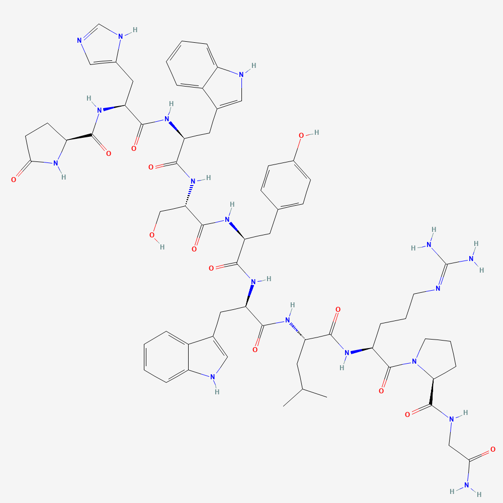 PubChem 2D molecular structure for Triptorelin, CID 25074470