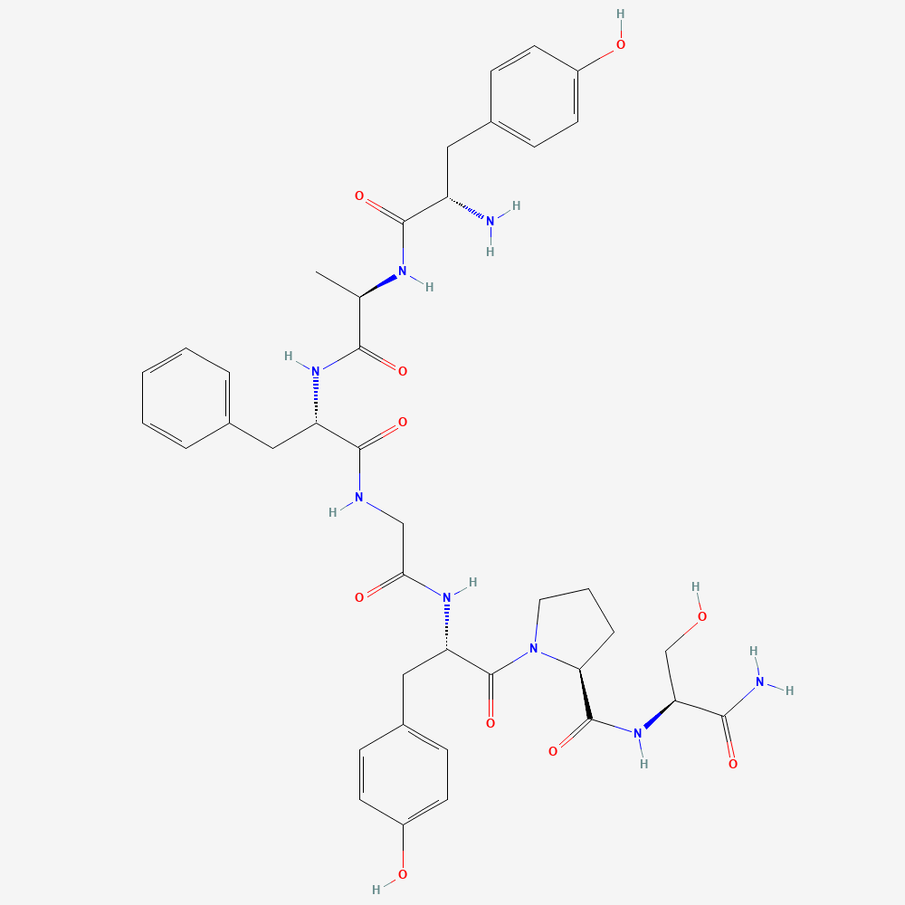 PubChem 2D molecular structure for Dermorphin, CID 5485199