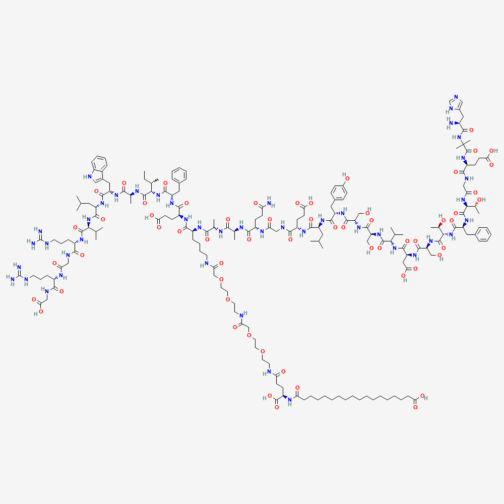 PubChem 2D molecular structure for Semaglutide, CID 56843331