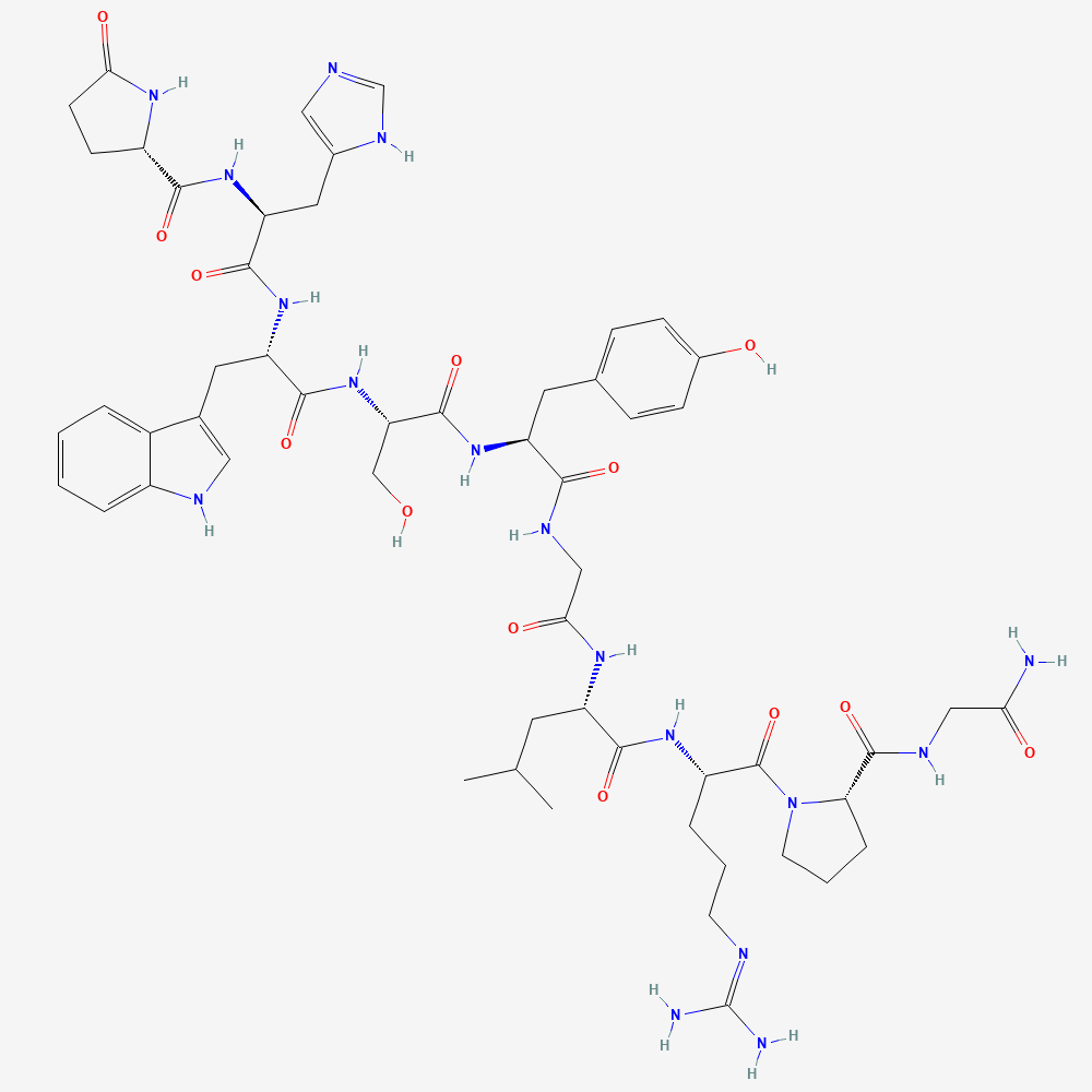 PubChem 2D molecular structure for Gonadorelin, CID 638793