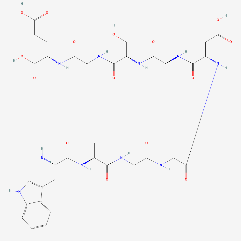 PubChem 2D molecular structure for DSIP, CID 68816