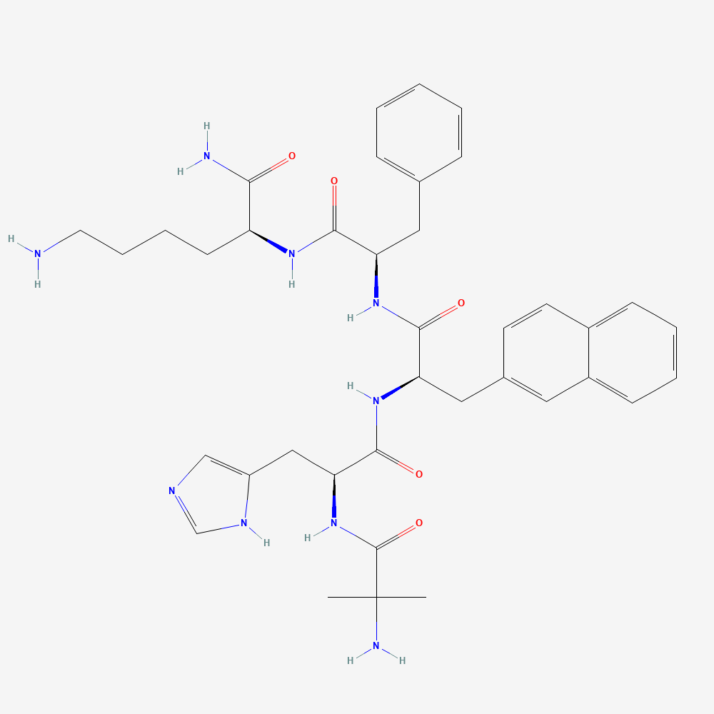 PubChem 2D molecular structure for Ipamorelin, CID 9831659
